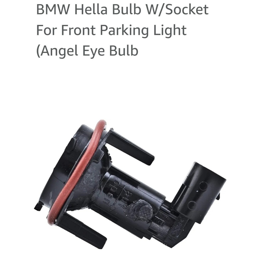 BMW Hella Headlight Halo Ring Bulb, Angel Eye Bulb with Socket New In The Box